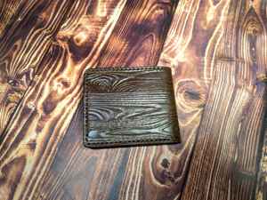 Portefeuilles unisexes en cuir véritable embossé à motifs animaliers de style vintage faits à la main, avec blocage RFID, imperméables et luxueux, vente en gros - Product Image 2