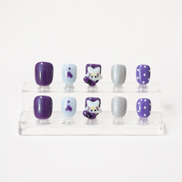 Ongles 100% faits à la main, moins chers en gros, réduction sur les achats en gros, styles variés, fabrication sur commande ODM, faux ongles durables, livraison mondiale