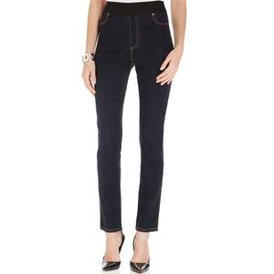 Leggings Karen Kane Indigo Blue taglia 16 in denim scuro con effetto elasticizzato - Product Image 1