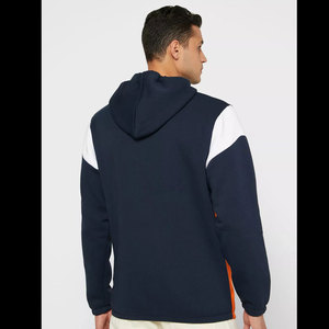 Sudadera con Capucha de Algodón 100% con Paneles de Color en Contraste para Hombre, Logotipo Personalizado, Ropa Urbana OEM, Invierno, Venta al Por Mayor - Product Image 3