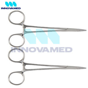 เครื่องมือแพทย์คุณภาพพรีเมียม ที่หนีบเข็มผ่าตัดสแตนเลสแบบสองหัว สำหรับทำตาสองชั้น พิมพ์โลโก้ได้ตามต้องการ ขายดี - Product Image 3