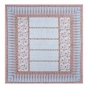 240 TC Cotton Double Bed Sheet with 2 <b>Pillow</b> Covers Multi Floral Print 4-Piece Quilt Set Pack of 6 - Product Image 2