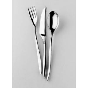 Juego de cubiertos con mango de diseño antiguo plateado Tenedores Cucharas Cuchillos Madera Nuevo estilo Handel Juego de cubiertos de oro de acero inoxidable - Product Image 4