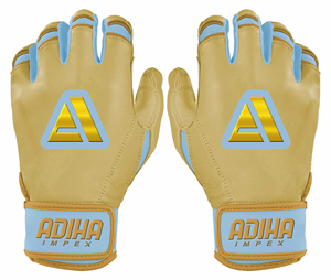 Gants de frappeur de baseball sur mesure en gros, 100 % cuir véritable, doigts entiers, confortables, durables, gants Pro-Grip pour athlètes professionnels - Product Image 1