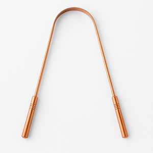 100% Pure Original Copper Double-Sided Reusable Anti-Slip <b>Tongue</b> <b>Scraper</b> Gentle Oral Health Care <b>Tongue</b> Cleaner Direct - Product Image 3