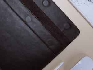 Housse pour ordinateur portable en cuir véritable durable et légère, faite à la main, doublure souple, protection pour bureau, voyage d'affaires - Product Image 4