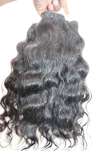 Vente en gros 30 pouces indien Remy corps modèle brut vierge cuticule aligné paquet ondulé style vague naturelle Extensions de cheveux humains - Product Image 5