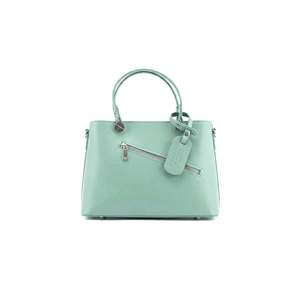 Bolso de Mano Estructurado de Lujo en Cuero Ruga Genuino con Cierre de Cremallera - Hecho en Italia - Art. 25387 - Product Image 5