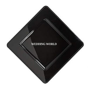 Placa de cargador de Metal de diseñador hecho a mano de lujo elegante nuevo plato inspirado en Ins plato de Chocolate de alta calidad estilo clásico elegante - Product Image 2