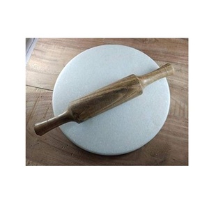Fournitures d'hôtel épingle en bois et planche de marbre pour la maison et la cuisine planche de marbre pour rouler les chapatis à bas prix - Product Image 3