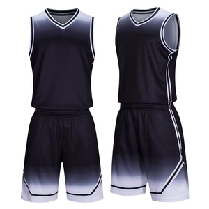Ensemble de maillots de basket-ball personnalisés pour hommes adultes, uniforme d'entraînement de basket-ball uni respirant avec logo imprimé par sublimation - Product Image 5