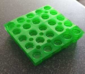Blister de forme ronde à barrière extra haute écologique en plastique vert ou PET pour emballage durable - Product Image 1
