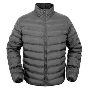 Chaqueta Bomber de burbujas para hombre, nuevo diseño, a la moda, brillante, cálida, con relleno, venta al por mayor - Product Image 3