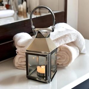 European Style Outdoor Courtyard Shabby Chic Home Decoration Antique <b>Silver</b> Garden Hanging Metal <b>Lantern</b> Vintage Wedding <b>Lantern</b> - Product Image 3