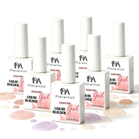 Gel Constructeur Liquide HEMA FREE 15ml – Flacon de Gel d'Extension d'Ongles Auto-Nivelant Professionnel – Vente en Gros