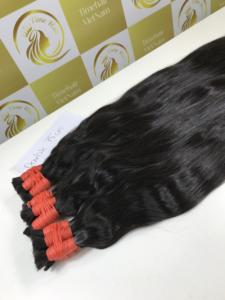 Haute qualité 100% Vietnam non transformés vierges Remy Extensions de cheveux humains 75cm couleur naturelle extrémité épaisse cuticule alignée naturel - Product Image 2