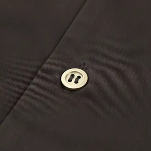 100% coton à manches courtes Polo Polo avec bouton couleur unie coupe régulière chemises à boutons confortables et respirantes - Product Image 6