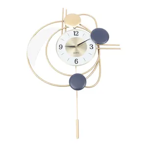 Customized Premium Metal <b>Wall</b> <b>Clock</b> Durable & Elegant Hanging Design for Home Living Room Hotel & Interior <b>Decoration</b> - Product Image 4