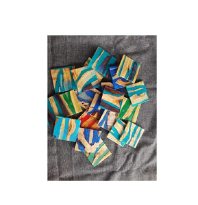 Posavasos de resina y madera de diseño moderno para jugo y vaso de agua y posavasos de taza de té a bajo precio - Product Image 6