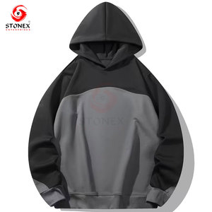 เสื้อฮู้ดผู้ชายสไตล์ใหม่ ผ้าฝ้าย 100% ดีไซน์ทันสมัยสำหรับฤดูหนาว รับสกรีนโลโก้ ทรงปกติ แห้งเร็ว - Product Image 1