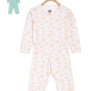 Multi-patrón de manga larga pantalones pijamas lindo dibujos animados ropa de casa conjunto de fábrica al por mayor ropa de dormir para niñas - Product Image 5