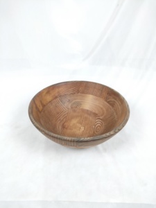 Tazón de Madera Ecológico Hecho a Mano con Cucharas a Juego, para Ensaladas, Frutas y Decoración del Hogar - Product Image 2