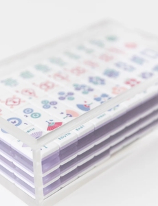 Jeu de tuiles de Mahjong classique, type USA, en acrylique transparent, avec logo OEM sur la couche intermédiaire, tendance - Product Image 6