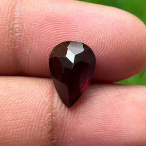 Piedra de corte de pera facetada granate rojo Natural pulido de alta calidad 13x9x6mm 4,80 quilates para la fabricación de joyas gema suelta calibrada - Product Image 5