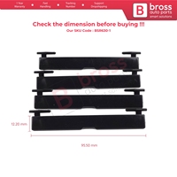 BSR630-1 4 Pièces Cache de Raccordement de Moulure de Barre de Toit 95 mm*12 mm pour Classe E W213 S213 2016-2023 A2136900182