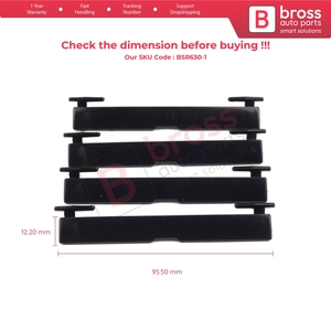 ฝาครอบเชื่อมต่อรางหลังคา BSR630-1 4 ชิ้น ขนาด 95 มม.*12 มม. สำหรับรถยนต์ E Class W213 S213 ปี 2016-2023 รุ่น A2136900182 - Product Image 6