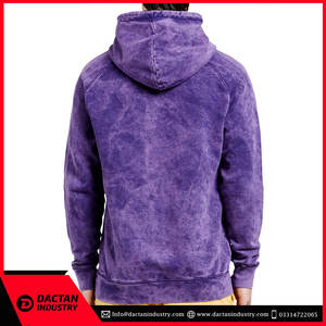 Sudadera con Capucha de Terciopelo Vintage Unisex Extra Grande, 100% Algodón, Lavado Ácido, de Alta Calidad, con Logotipo Personalizado OEM 2024, Resistente al Viento, para Invierno - Product Image 3