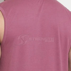 Camiseta sin mangas transpirable de secado rápido para hombre al por mayor ropa de entrenamiento informal ropa de fitness sin mangas precio bajo - Product Image 4