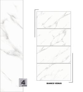 Azulejos esmaltados súper blancos Azulejos de porcelana de hotel con acabado mate para pared y suelo de baño y baño 600x1200mm - Product Image 3