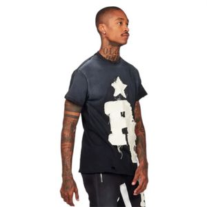 T-shirt à la mode pour hommes et ensemble de pistes évasées empilées-Idéal pour les sorties décontractées et les activités de fitness - Product Image 4