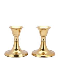 Indian Factory New Design Set of 2 <b>Cheap</b> Metal Fancy Wedding Decorative Candlesticks Stand Home Decoration Christmas Low Prices - Product Image 5