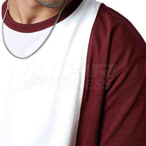 T-shirt à panneaux 100% coton de haute qualité Dernière conception Respirant Style décontracté écologique à vendre 2025 - Product Image 5