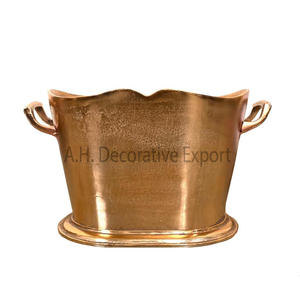 Bronze Antique Aluminum Wine <b>Chiller</b> Ice Bucket Wine Cooler Tub for Party Wine and <b>Beer</b> <b>Chiller</b> Barware Ice Bucket Tub - Product Image 5