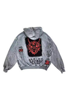 Sweat à capuche ample personnalisé pour homme, en molleton uni, surdimensionné, lourd, 450 g/m², streetwear, écologique, hiver, personnalisé - Product Image 5