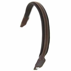 Banda para cejas de caballo de cuero acolchado doble con logotipo personalizado en tamaño completo a precio de fábrica al por mayor se acepta pedido al por mayor - Product Image 3