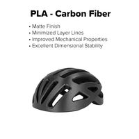 Filament PLA d'impression 3D noir de 1 kg de qualité supérieure Numakers, 1,75 mm, infusé de fibre de carbone, 200C