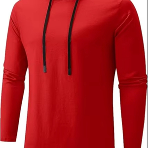 Sudaderas Casuales de Invierno para Hombre, Color Sólido, Moda, Corte Regular, 100% Algodón, Felpa, Secado Rápido y Transpirable - Product Image 4