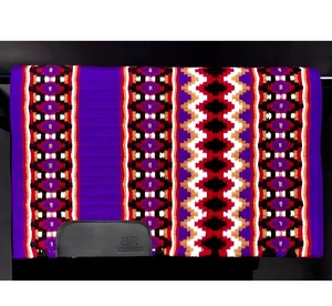 Premium quality Western show handmade wool Saddle <b>pad</b> in size 34*42 - Product Image 1