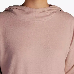 Latest Design Loose Islamic Modest Custom <b>Women's</b> Embroidered Front Logo 100% Cotton Heavy Thick Hoodies Sweatshirts - Product Image 5