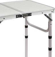 Table de Camping pliante Portable Table pliante extérieure en aluminium Table à lattes de Camp réglable en hauteur légère pour pique-nique