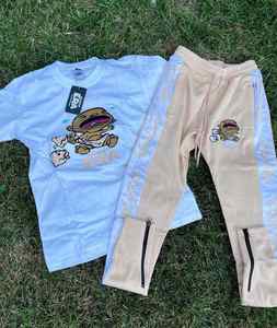 Ensemble de jogging 2 pièces pour homme : T-shirt d'été à manches courtes séchage rapide et pantalon, style streetwear - Product Image 6