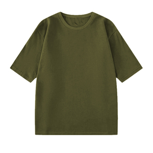 Camiseta de algodón 100% de alta calidad para hombre, ropa suave de punto de gran tamaño, impresión Digital, serigrafía, bordado DTF DTG sólido - Product Image 2