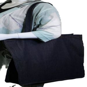 Sac fourre-tout en toile de coton biologique avec logo imprimé personnalisé, sac promotionnel écologique recyclable, impression sérigraphique, longueur main - Product Image 3