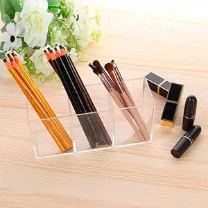 Multifunctional <b>Makeup</b> Organizer <b>Brush</b> Spice Rack Pen <b>Holder</b> Transparent - Assorted Colors - Product Image 3