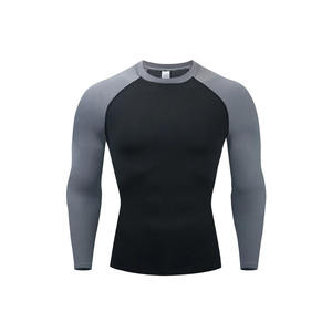 Sublimación personalizada para hombre para entrenamiento de lucha Rash Guard Plain Blank 100 Sublimación 100% Poliéster Rash Guard - Product Image 1