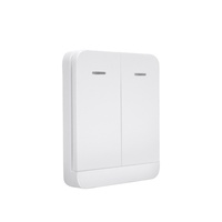 Transmisores y Receptor de Control Remoto RF de Pared para Casa Inteligente, Abridor de Puerta de Garaje, Controles Remotos con Código de Aprendizaje YET2166
